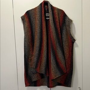 Multicolor Women's Open Front Cardigan